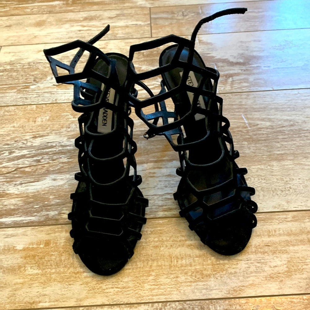 Steve Madden caged heels Sz 7.5